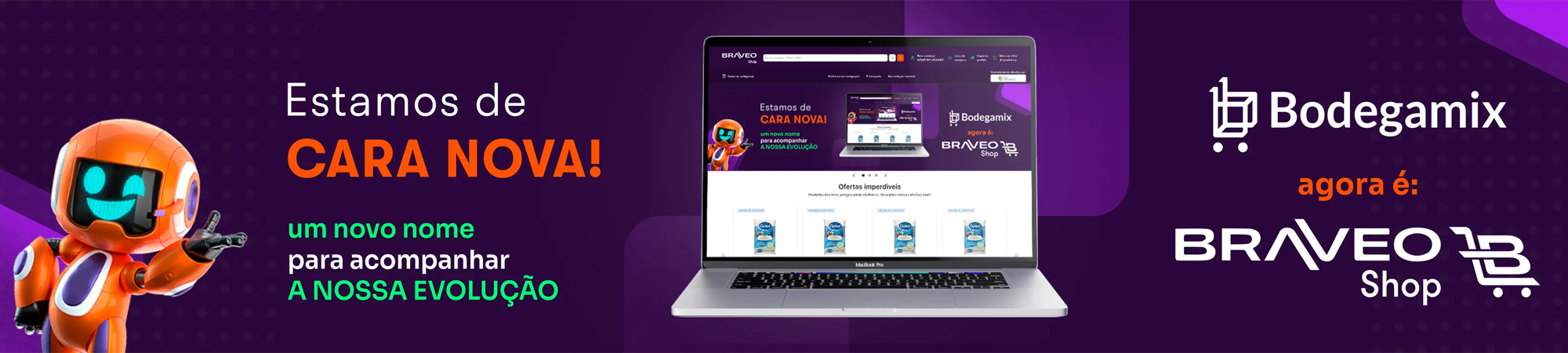 Bodegamix agora é BraveoShop