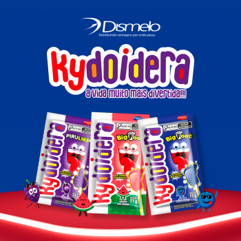Chegou Kydoideira: a nova marca que vai agitar o portfólio da Dismelo Distribuidora