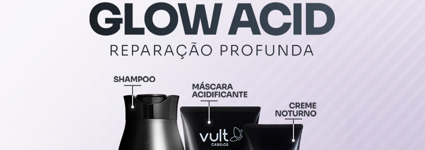 Tríade Reparadora Glow Acid: Hidratação, Brilho e Reconstrução em um...
